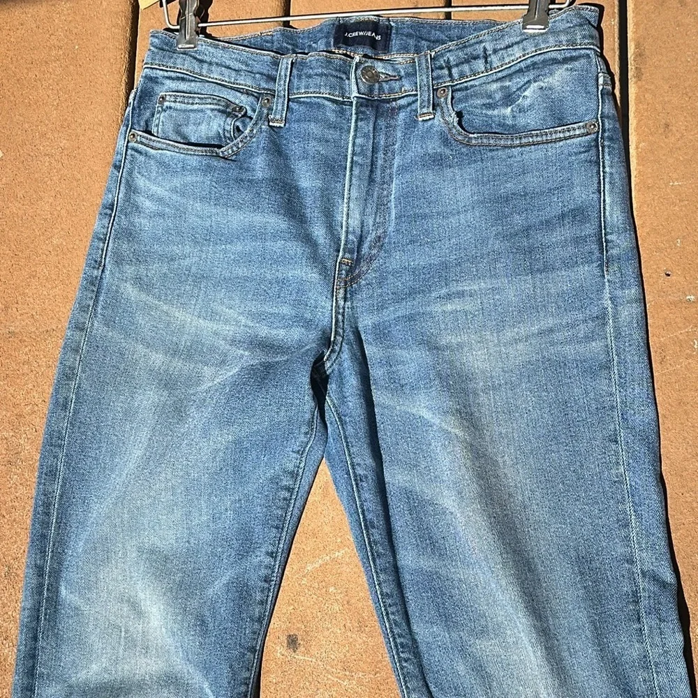 J.CREW Men’s 77 Straight-fit jean in stretch broken-in Japanese denim size 32 H7